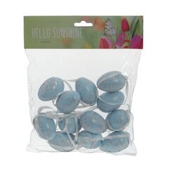 Набор из 12-ти изделий декоративных подвесных "Яйцо" (3*4), Д16 Ш3 В20 см