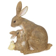 Фигурка декоративная "Зайцы", L11,5 W5,5 H13,5 см