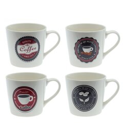 Кружка, 370 мл, L12,5 W8,5 H9 см, дизайн микс