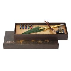 Набор подарочный: ручка перьевая, 5 наконечников, чернильница, Д28 Ш11,5 В4 см