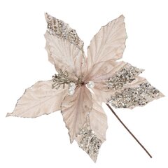 Цветок искусственный "Пуансеттия", L28 W28 H39 см