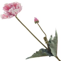 Цветок искусственный "Мак", L16 W11 H91 см