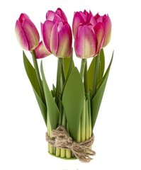 Цветочная композиция "Тюльпан", L10 W10 H19 см