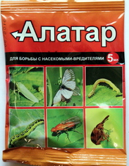 !09 Алатар для защиты растений от вредителей 5 мл. От колорадского жука, гусениц, тли, трипсов, долгоносика, пилильщика, луковых мушек, моли