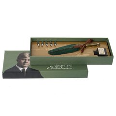 Набор подарочный: ручка перьевая, 5 наконечников, чернильница, Д28 Ш11,5 В4 см