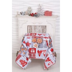 !09 Скатерть рогожка DomoVita «Чудеса» 150х180 см.