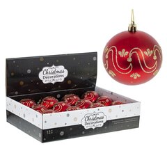 Набор из 12шт Украшение новогоднее "Шар", D 8 см, L35 W27 H8,5 см