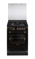 Плита газовая Gefest ПГ 6100-03 0179 черный ретро стек.крышка реш.чугун