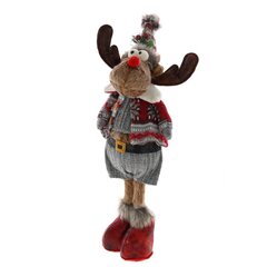 Игрушка набивная "Олень", L22 W23 H56/47 см, 2в.