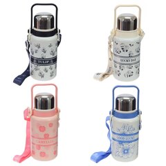 Термос, 800 мл, L9 W9 H22 см, дизайн микс