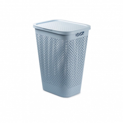 Корзина бельевая PURE синий 55л