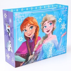 !Пакет ламинат горизонтальный "Анна и Эльза", Холодное сердце, 50 х 40 х 15