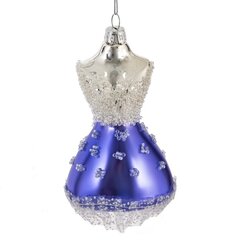 Украшение новогоднее "Платье", L7 W6 H12 см