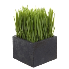 Цветочная композиция "Осока", L10 W10 H16 см