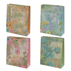 Пакет подарочный (бумага 210г/м2, блок микс 12шт), L26 W10 H32 см, 4в.