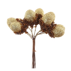 Изделие декоративное "Желудь", L8 W8 H11 см