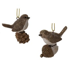 Изделие декоративное подвесное "Птичка", L5,5 W2,5 H5,5 см, 2в.