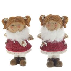 Фигурка декоративная "Дети, L4,5 W3,5 H8 см, 2в.