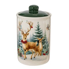 Ёмкость для сыпучих продуктов "Олени", 680 мл, L10 W10 H17 см