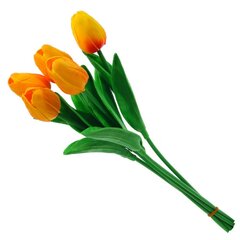 Цветы искусственные "Букет Тюльпанов" (Real Touch), L10 W10 H34 см