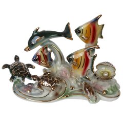 Фигурка декоративная "Морская композиция", L13 W6,5 H9 см