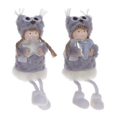 Изделие декоративное "Девочка", с колпако, L6 W6 H18 см, 2в.