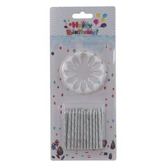 Набор из 24-х свечей для торта, D 0,5 см,L8,5 W1,5 H20 см