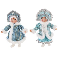 Игрушка набивная "Снегурочка", L13 W5 H20 см, 2в.