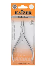 !09 Кусачки педикюрные/маникюрные, двухпружинные, заводская заточка, серебро