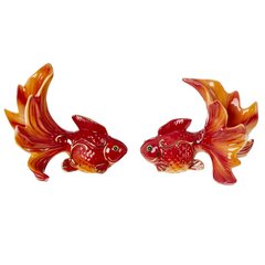 Фигурка декоративная "Золотая рыбка", L12,5 W8,5 H11 см, 1 штука, дизайн микс