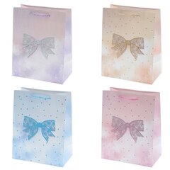 Пакет подарочный (бумага 210г/м2, блок микс 12шт), L18 W10 H23 см, 4в.