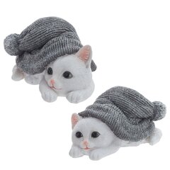 Фигурка декоративная "Котёнок", L14 W9,5 H7,5 см, 2в.