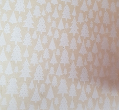 !09 Набор новогодней бумаги 2 листа крафт "Елочки" 50x70 см. 