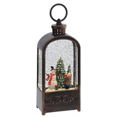 Изделие декоративное "Фонарь" (подсвет, муз, вьюга, 3хААА н/п +USB), L10 W6 H27 см