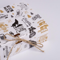 !Набор 2 штуки - Коробка складная подарочная «Мужская», 16.5 × 12.5 × 5 см