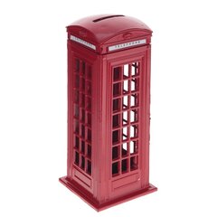 Копилка "Телефонная будка", Д6,5 Ш6,5 В18 см