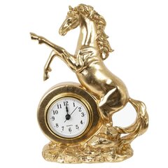 Фигурка декоративная "Лошадь" с часами (AAAx1 н/п), L16 W7,5 H23 см