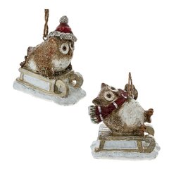 Изделие декоративное подвесное "Сова", L7,5 W5 H7,5 см, 2в.