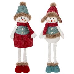 Игрушка набивная "Снеговик" (телескоп ноги), L23 W14 H64/42 см, 2в.