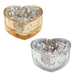 Подсвечник, L7,5 W7,5 H4 см, 2в.