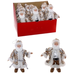 Украшение новогоднее "Дед Мороз" L10 W4 H16 см, дизайн микс