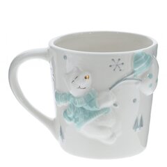 Кружка "Белый медведь", 400 мл, L13 W9 H9 см