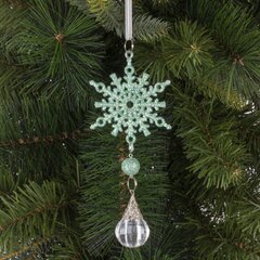 Украшение новогоднее "Снежинка", L9 W2 H16 см