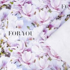 !09 Бумага (набор 5 листов) упаковочная глянцевая «Цветущая магнолия», 70 × 100 см.