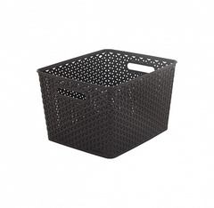 Коробка для хранения MY STYLE L темно-коричневая