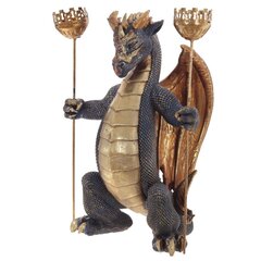 Подсвечник "Дракон", D6 см, L27 W19 H39 см