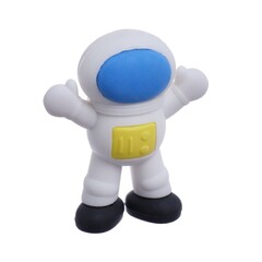 !Ластик 5 штук фигурный "Космонавт" микс