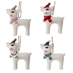 Фигурка декоративная подвесная "Олень", L8 W3 H11,5 см, 4в.