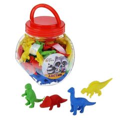 !Ластик 4 штуки фигурный "Дино"