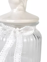 !09 Стеклянная емкость для продуктов Белка, 11,4х11,4х19,3,